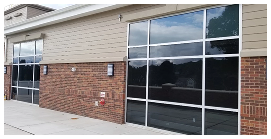 Tinted Commercial Windows